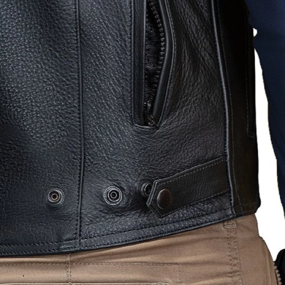 Legacy Blue Motorcycle Racing Leather Jacket - Image 5
