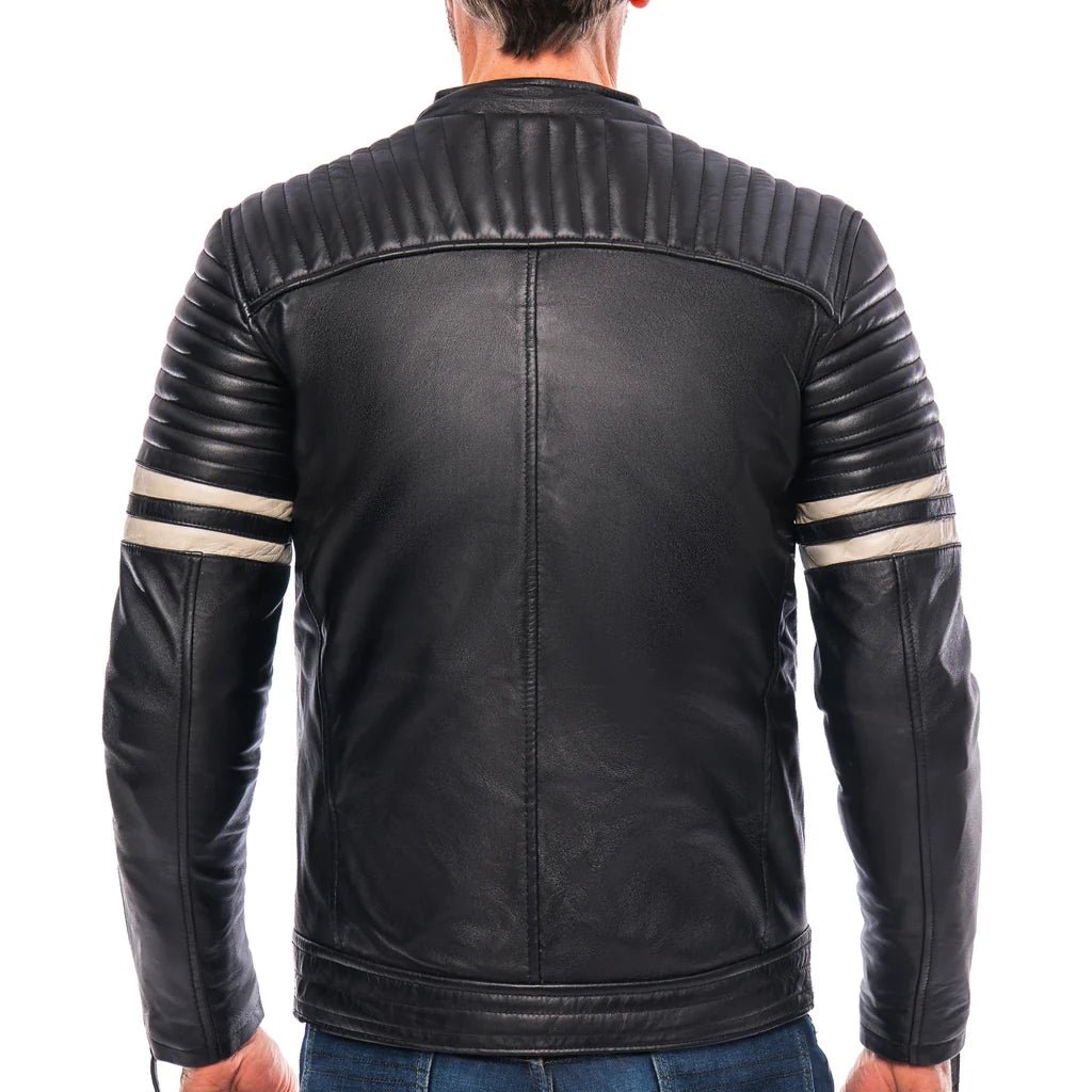 Limitless Men's Motorcycle Leather Jacket - Image 2