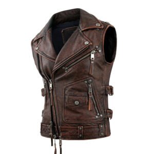 Motorcycle Leather Vest