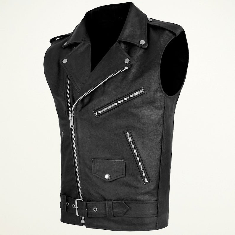 Leather Riding Vest