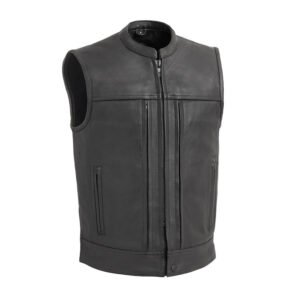 Leather Motorcycle Vest