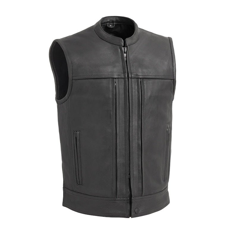 Leather Motorcycle Vest
